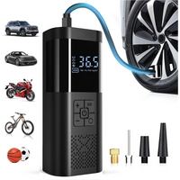 Portable Car Air Compressor 3X Faster 150PSI Cordless Tire Inflator Pump with Digital Gauge for Car Motorcycle Bike Air Pump image 3
