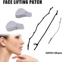 40PCS Instant Invisible Face Stickers Neck Eye Double Chin Lift V Shape Tapes Makeup Facelifting Patch Adhesives