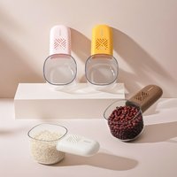 PET Kitchen Rice Scoop with Scale Moisture and Insect Prevention Household Food Spoon Multifunctional