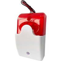 Wired Strobe Siren Durable 12/24/220V Sound Alarm Flashing Light Strobe Siren For GSM Wireless Home Security Alarm