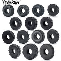 YEAHRUN 4 Stück 1,0 Zoll weiche Gummi-Radreifen 50/54/58/62/64/65 mm für TRX-4M 1/18 Axial SCX24 1/24 RC Crawler Car Upgrade-Teile
