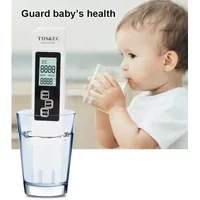 Digital Water Quality Tester TDS EC Meter Range 0-9990 Multifunctional Water Purity Temperature Meter TEMP PPM Tester