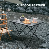 Korea Sale Camping Table Portable Outdoor Aluminum Folding Camping Table Folding Tables Candy Light Color Desks Sl Size