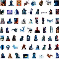 60PCS Disney Movie Avatar 3 Fire and Ash Cartoon Sticker DIY Phone Laptop Luggage Skateboard Graffiti Decals Fun for Kid