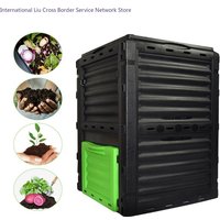 300L large capacity garden yard compost box, outdoor food waste leaf fermentation box, organic fertilizer compost box