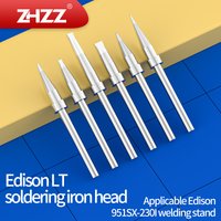 ZHZZ LT375 Soldering Iron Tips LT371 LT374 LT376 LT382 LT395 Copper Soldering Iron Tip For EDSYN 951SX Soldering Station