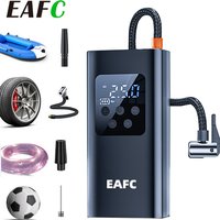 EAFC 150PSI Wired /wireless Air Pump - Rechargeable for Car Tires, Bike, Balls Inflatables Fast Inflation