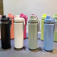 Portable Large Capacity 710ml Insulated Cup 304 Stainless Steel Yoga Pot For Male And Female Students Couple Cup Birthday Gifts