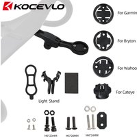 KOCEVLO guidon de vélo Support d'ordinateur Support de tige chronomètre Support de lumière S5 barre adaptateur de Support de vélo pour Garmin Gopro Wahoo
