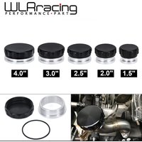 3.0"/76mm 2.5"/63.5mm 2"/50.8mm 1.5" 38mm Aluminum Alloy Weld Billet On Filler Neck And Cap Oil Fuel Water Tank Black