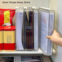 Document Certificate Important Storage Box Paper Organizer Stackable Storage Box Transparent Desktop Storage