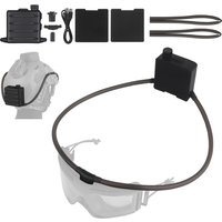 Zestaw przeciwmgielny do gogli taktycznych, wentylator przeciwmgielny, zestaw anty-mgielny do airsoftu, strzelania, motocrossu, wspinaczki górskiej, okulary ochronne, maska narciarska