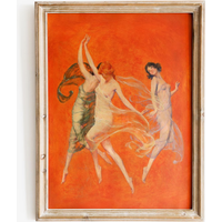 Warren B. Davis - Dance of Three Muses art print, Museum quality Fine Art Print
