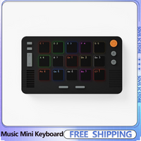 Magic Music Mini Keyboard Portable Electronic Piano Toy MIDI Keyboard Mute Button Multi-functional Lighting Gaming Keyboard
