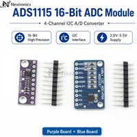 1/3/5/10PCS ADS1115 16 Bit I2C ADC 4 Channel Analog-to-Digital Converter Module PGA 2.0V-5.5V for Arduino RPi