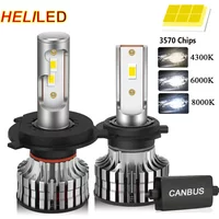 H7 H4 Led Canbus 110W 26000LM Headlight H1 H8 H9 H11 9005 Hb3 Hb4 9012 H13 9007 Led Bulb 12V 4300K 6000K Turbo Lamp For Car