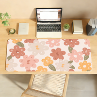 Various Flowers Kawaii Mouse Pad For Office Gaming And Keyboards Non-Slip Large Waterproof