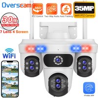 18K 35MP Outdoor Pan/Tilt WiFi Security Camera 360° View Auto Tracking Audio 30X PTZ Zoom Cloud & SD Card Storage 24/7 Recording