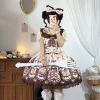 Original Day Rabbit JSK Lolita Dress Sweet Dress Skirt And Top Set Vintage Style Casual Wear for Girls