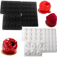 Raspberry Mousse Silicone Mold, in the French style Raspberry Shape for Chocolate Desserts and Baking