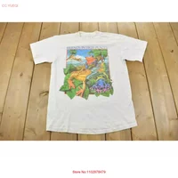 Vintage 1990s Tree Frog Theme Human I T Shirt vintage Washed Unisex Top For Everyday Wear Soft designer clothes fashion graphic