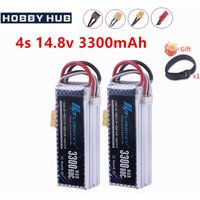 4S 3300mAh 60C 14.8V LiPo Rechargeable Battery for RC FPV Racing Drone Quadcopter Drone Batteries With XT60 XT30 Deans T Plug