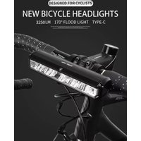 AliExpress NONE Waterproof Ultra Bright Rechargeable LED Bicycle Headlight Aluminum Alloy Flashlight