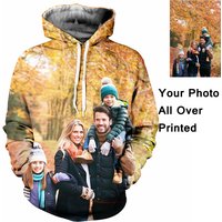 Sweat à capuche personnalisé imprimé en 3D pour hommes, bricolage, Photo, Logo, nom, numéro d'équipe, sweat-shirt personnalisé, vente en gros, livraison directe, survêtement