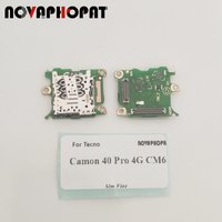 SIM Card Reader For Tecno Camon 40 Pro 4G CM6 SIM Card Slot Socket Inner Adapter With Flex Cable Board
