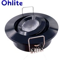 3W Custom Angle LED Downlight DC12V 24V Black, White, Silver shell Wall Corner Spotlight Rotating Ceiling Light