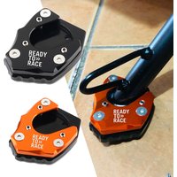 For KTM Ready to Race DUKE390 DUKE 125 200 390 RC RC390 2017-2024 Kickstand Foot Side Stand Extension Pad Support Plate Enlarge