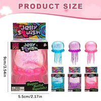 NeeDoh Jelly Squish Stress Toy Jellyfish Fidget Sensory Squeeze Toy Squishy ToyN