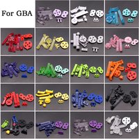 For Gameboy Advance GBA Replacement Plastic D Pads A B Power ON OFF Full Set Button & Conductive Rubber Keypads