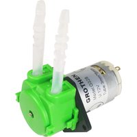 DC 12V Dosing Pump Peristaltic Pump Mini Water Liquid Pump Peristaltic Tube Head Self-Priming Function for Aquarium Lab