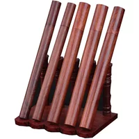 Wooden 5g/10g/20g Rosewood Incense Sticks Storage Tube Portable Wood Box, Can Put 10cm/21cm Sandalwood OUD Incense