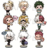 My Hero Academia 10cm Acrylic Stand Figures Keychain Pet Partner Anime Collectible Desktop Decor Display Ornament Fan Gift