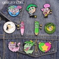 1-10PCS/SET Cartoon Animation Movie Brooch Enamel Pins Funny Anime Brooch Backpack Clothes Lapel Badge Jewelry Gift Kids Friends