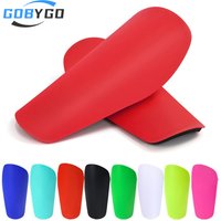 GOBYGO 1Pair Child Soccer Shin Guards Football Leg Board Youth Adults Football Shin Sleeves EVA Cushioned Shin Pads Protectors