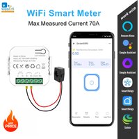 eWelink Smart WiFi Energy Meter 70A 1/Channel And 10A Smart Swtich With Clamp App Monitor Solar Export And Import Power 110/240V