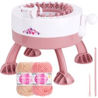 Sentro 22-Needle Knitting Machine for DIY Manual Scarves & Hats Making,DIY Knitting Board Rotating Machine,No Electricity Needed