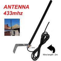 Outdoor Waterproof 433MHz Antenna Ultra-long Distance Extender for Remote Control Transmitter Opener for Garage Door Gate