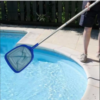 Pool Skimmer Net with Telescopic Rod Multifunction Cleaning Tool for Swimming Pools Accessories