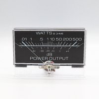 Carlosu 1 Pcs Mechanical VU Meter Pointer DB Power Meter Front Stage DC Power Amplifier Instrument for Audio Engineering