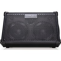 Coolmusic Bp40D Powered Acoustic Guitar Amplifier Portable Bluetooth Speaker 80W w Reverb Chorus Delay Effect 6 Inputs 3 Band EQ