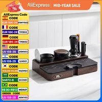51-58mm ABS Coffee Portafilters Holder Coffee Filter Rack Espresso Tamper Mat Stand Cafe Tools Coffee Accessories for Barista