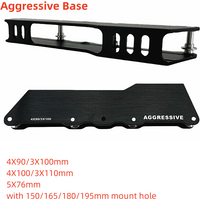 Banana Aggressive Skating Base 4X90 4X100 3X100 3X110 5X76mm Inline Skates frame 76mm 90mm 100mm Speed Race Street Jump Chassis