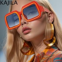 Oversized Square Sunglasses Women Big 2026 Luxury Brand Vintage Shades Shield Eyewear UV400 Protection Sun Glasses for Ladies