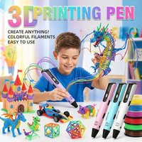 3D Printing Pen 1.75mm PLA Children 3D Pen Type C Cable 0.7mm Diameter Material Kids DIY Drawing Pen Boy Girl Birthday Gifts