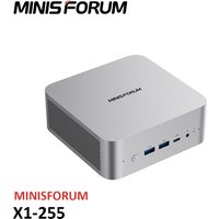 MINISFORUM AI X1 Mini PC AMD Ryzen 7 255 DDR5 32GB 1TB SSD WiFi 7 OCuLink DP 2.0 Office Desktop Computer Windows 11 Pro Mini PC