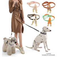 Handmade Leashes For Pet dogs and Cats Crossbody Dog Rope Waist Lead Rope Hand Free Running Walking Outdoor Pet Supplies Doubles